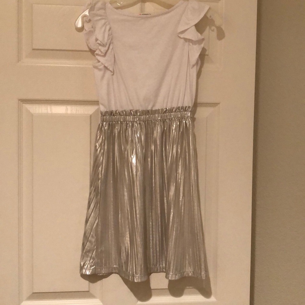 Shimmer skirt with cotton top dress